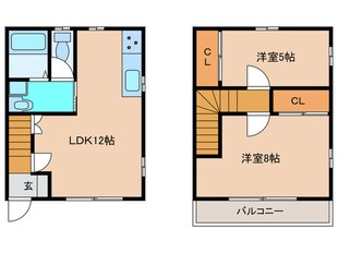 ハッカハウスの物件間取画像